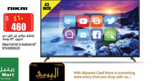 NIKAI Smart TV  in سوبر ماركت الهندي الجديد in قطر - الضعاين