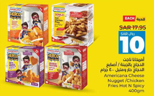 AMERICANA Chicken Bites  in LULU Hypermarket in KSA, Saudi Arabia, Saudi - Al Khobar