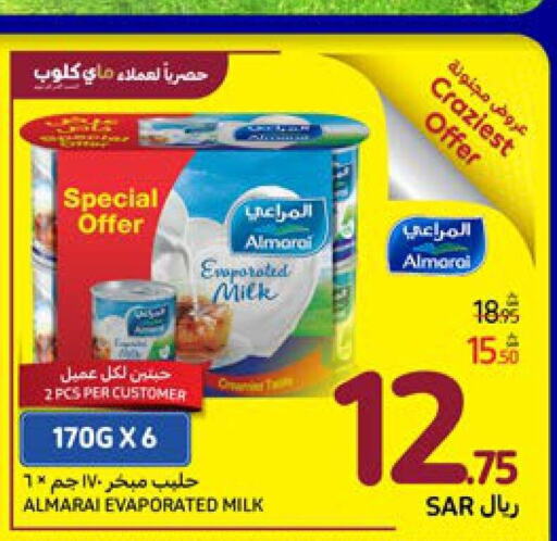 ALMARAI Evaporated Milk  in Carrefour in KSA, Saudi Arabia, Saudi - Dammam