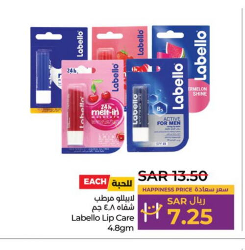 LABELLO Lip Care  in LULU Hypermarket in KSA, Saudi Arabia, Saudi - Tabuk