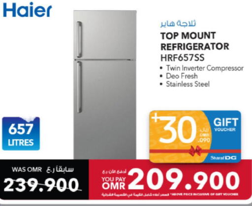 HAIER Refrigerator  in Sharaf DG  in Oman - Sohar