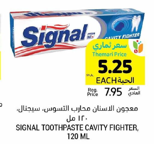 SIGNAL Toothpaste  in Tamimi Market in KSA, Saudi Arabia, Saudi - Ar Rass