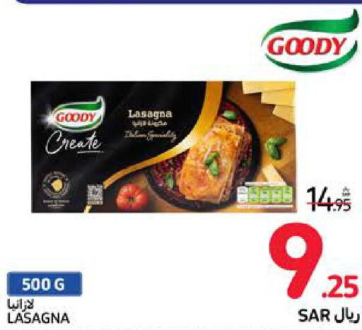 GOODY Lasagna  in Carrefour in KSA, Saudi Arabia, Saudi - Medina