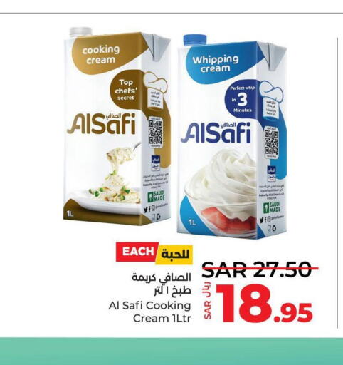 AL SAFI Whipping / Cooking Cream  in لولو هايبرماركت in مملكة العربية السعودية, السعودية, سعودية - جدة