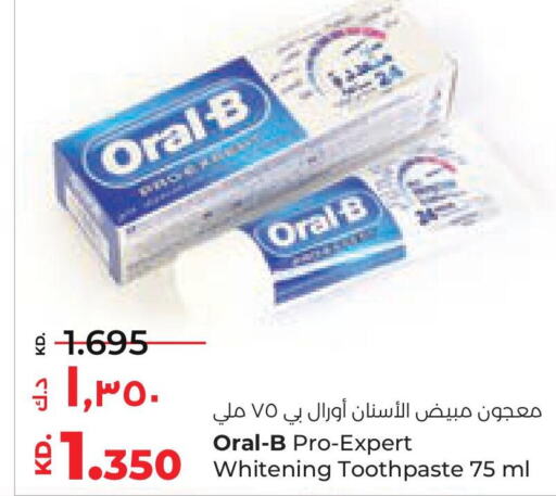 ORAL-B Toothpaste  in Lulu Hypermarket  in Kuwait - Ahmadi Governorate