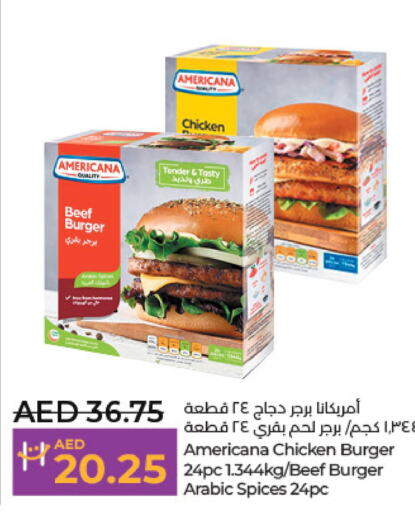 AMERICANA Beef  in لولو هايبرماركت in الإمارات العربية المتحدة , الامارات - أبو ظبي