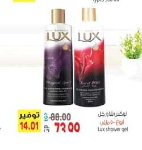 LUX Shower Gel  in El.Husseini supermarket  in Egypt - Cairo