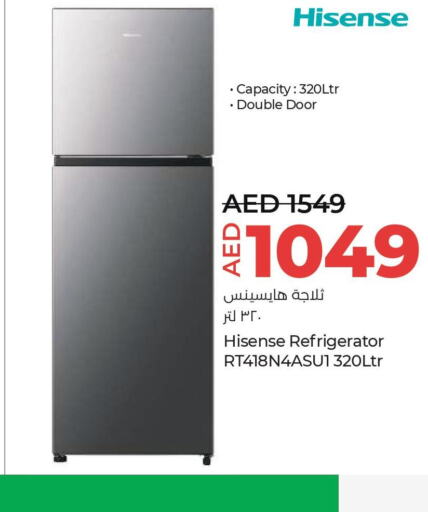 HISENSE Refrigerator  in لولو هايبرماركت in الإمارات العربية المتحدة , الامارات - أبو ظبي