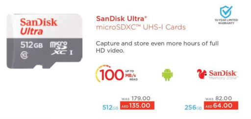SANDISK Flash Drive  in Lulu Hypermarket in UAE - Abu Dhabi