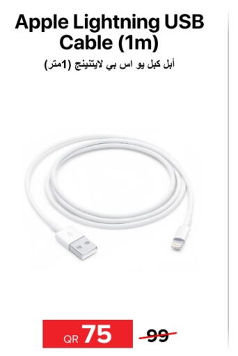 APPLE Cables  in Al Anees Electronics in Qatar - Al Wakra