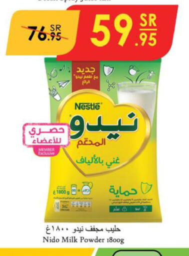 NIDO Milk Powder  in Danube in KSA, Saudi Arabia, Saudi - Ta'if