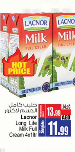 LACNOR Long Life / UHT Milk  in أنصار مول in الإمارات العربية المتحدة , الامارات - الشارقة / عجمان