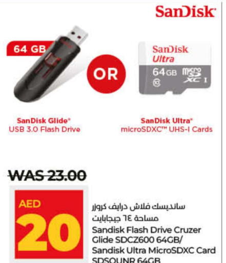 SANDISK Flash Drive  in Lulu Hypermarket in UAE - Dubai