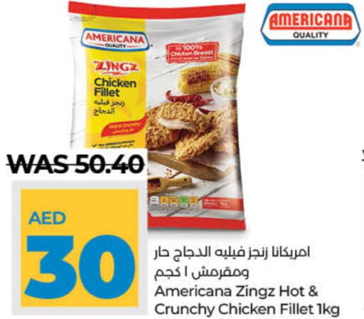 AMERICANA Chicken Fillet  in Lulu Hypermarket in UAE - Sharjah / Ajman