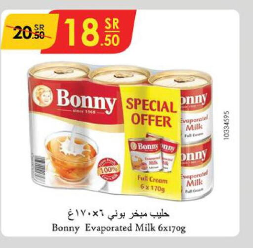 BONNY Evaporated Milk  in Danube in KSA, Saudi Arabia, Saudi - Ta'if