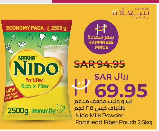 NIDO Milk Powder  in LULU Hypermarket in KSA, Saudi Arabia, Saudi - Saihat