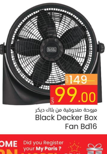 BLACK+DECKER Fan  in Paris Hypermarket in Qatar - Al Khor