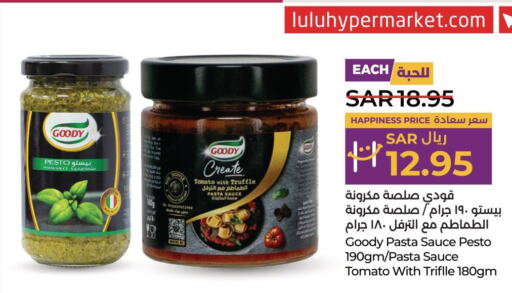 GOODY Pizza & Pasta Sauce  in LULU Hypermarket in KSA, Saudi Arabia, Saudi - Jubail