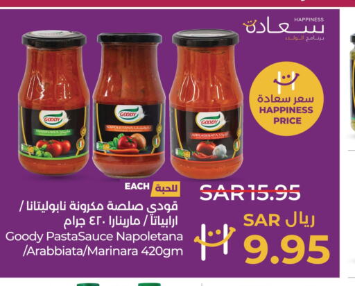 GOODY Pizza & Pasta Sauce  in LULU Hypermarket in KSA, Saudi Arabia, Saudi - Saihat
