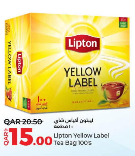 Lipton Tea Bags  in LuLu Hypermarket in Qatar - Al Khor