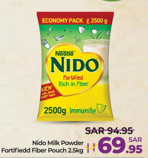 NIDO Milk Powder  in LULU Hypermarket in KSA, Saudi Arabia, Saudi - Saihat