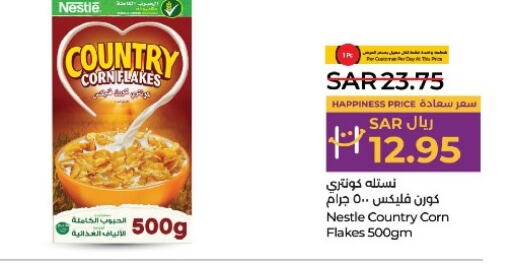 NESTLE COUNTRY Corn Flakes  in LULU Hypermarket in KSA, Saudi Arabia, Saudi - Dammam