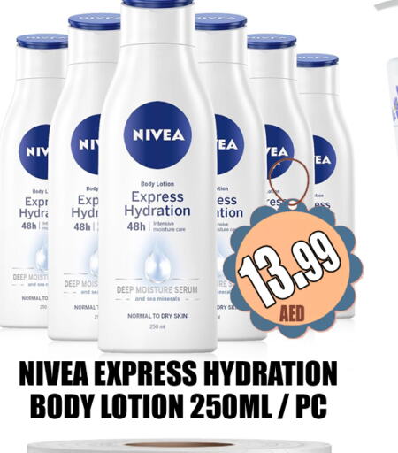 Nivea Body Lotion & Cream  in GRAND MAJESTIC HYPERMARKET in UAE - Abu Dhabi