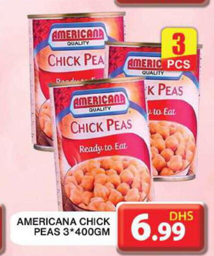 AMERICANA Chick Peas  in جراند هايبر ماركت in الإمارات العربية المتحدة , الامارات - دبي