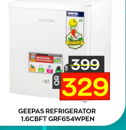 GEEPAS Refrigerator  in مجلس هايبرماركت in قطر - الدوحة