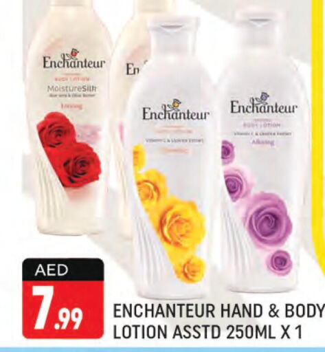 Enchanteur Body Lotion & Cream  in Shaklan  in UAE - Dubai