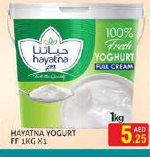 HAYATNA Yoghurt  in مركز النخيل هايبرماركت in الإمارات العربية المتحدة , الامارات - الشارقة / عجمان
