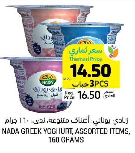NADA Greek Yoghurt  in Tamimi Market in KSA, Saudi Arabia, Saudi - Dammam