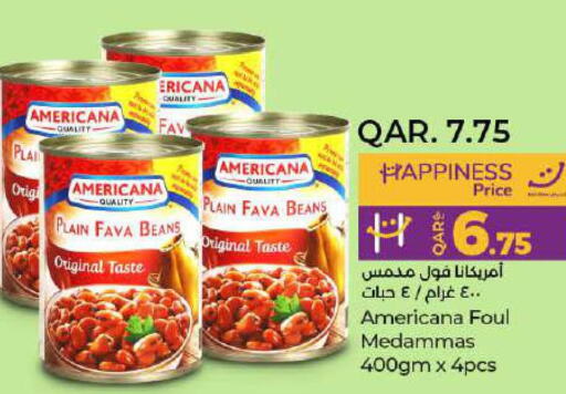 AMERICANA Fava Beans  in LuLu Hypermarket in Qatar - Al Rayyan