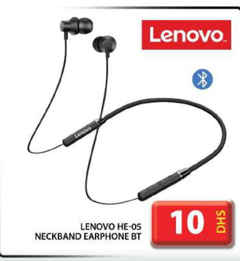 LENOVO Earphone  in Grand Hyper Market in UAE - Dubai