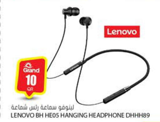 LENOVO Earphone  in Grand Hypermarket in Qatar - Al Wakra