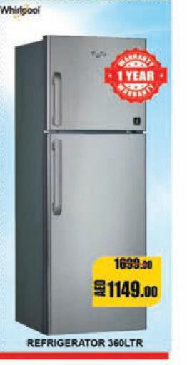 WHIRLPOOL Refrigerator  in Leptis Hypermarket  in UAE - Umm al Quwain