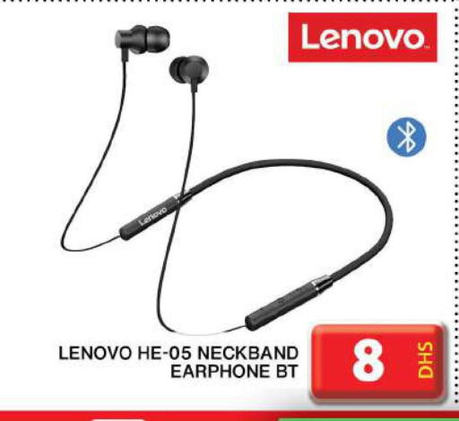 LENOVO Earphone  in Grand Hyper Market in UAE - Dubai