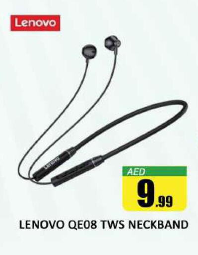 LENOVO Earphone  in المدينة in الإمارات العربية المتحدة , الامارات - دبي