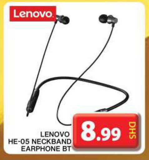 LENOVO Earphone  in Grand Hyper Market in UAE - Dubai