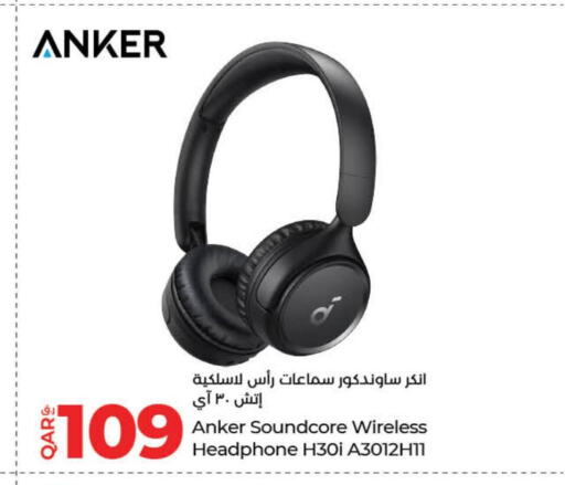 Anker Earphone  in LuLu Hypermarket in Qatar - Al Khor