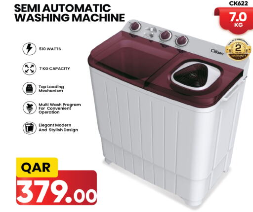 CLIKON Washing Machine  in Kenz Mini Mart in Qatar - Al Rayyan