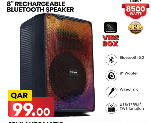 CLIKON Speaker  in Kenz Mini Mart in Qatar - Al Rayyan