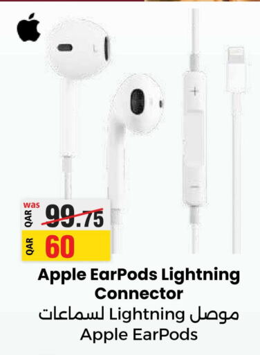 APPLE Earphone  in Ansar Gallery in Qatar - Al Shamal