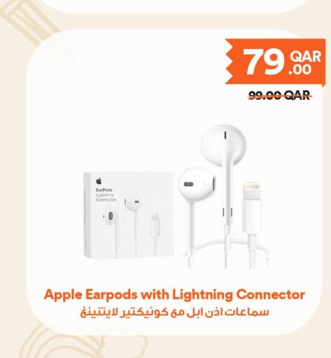 APPLE Earphone  in Talabat Mart in Qatar - Al Shamal