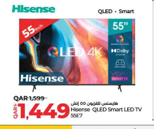 HISENSE Smart TV  in LuLu Hypermarket in Qatar - Al Wakra