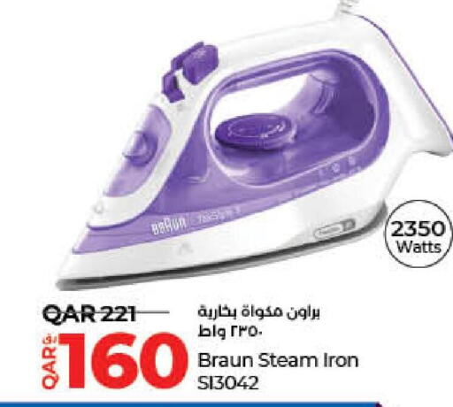 BRAUN Ironbox  in LuLu Hypermarket in Qatar - Al Khor