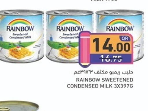 RAINBOW Condensed Milk  in Aswaq Ramez in Qatar - Al Rayyan