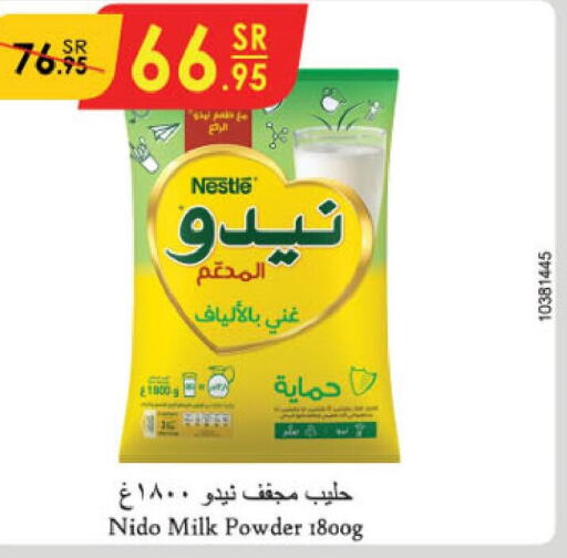 NIDO Milk Powder  in Danube in KSA, Saudi Arabia, Saudi - Al-Kharj