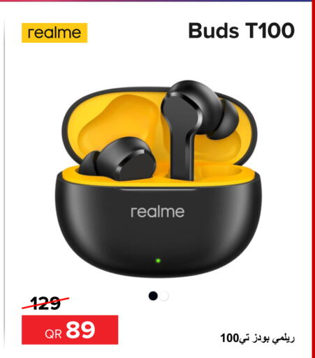 REALME Earphone  in Al Anees Electronics in Qatar - Al-Shahaniya