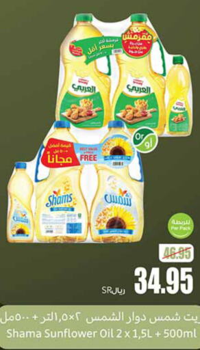 SHAMS Sunflower Oil  in Othaim Markets in KSA, Saudi Arabia, Saudi - Al Hasa